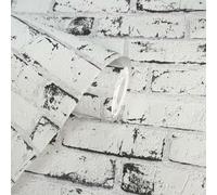 New England Rustico Mattone Bianco Parati AS Creation 9078-37 Qualsiasi Stanze