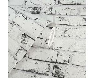 New England Rustico Mattone Bianco Parati AS Creation 9078-37 Qualsiasi Stanze