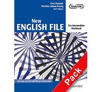 New English File: Pre-intermediate: Workbook with key and MultiROM Pack: Six-level general English course for adults
