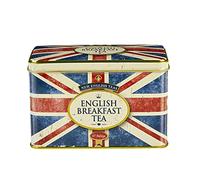 New English Teas - English Breakfast Tea 40 Tea Bags - Union Jack Vintage Tin