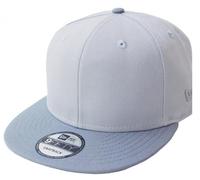 New Era 2 Tone Grigio Tempesta Snapback Cap Blanko 9Fifty 950 Basecap Uomo OSFA