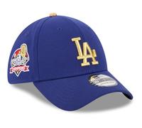 New Era 39Thirty Cap - MLB Gold Los Angeles Dodgers, Royal, L/XL