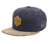 New Era 59fifty Basecap Hexagon Patch Heather Indigo/Brown Suede - 7 3/4-62cm