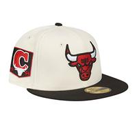 New Era 59Fifty Cap - SIDEPATCH Chicago Bulls beige - 7 3/8
