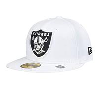 New Era 59Fifty Cap - XL Logo Las Vegas Raiders bianco - 7 5/8