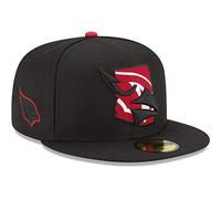 New Era 59Fifty - Cappellino aderente con logo della squadra NFL, Cardinali dell'Arizona, 58