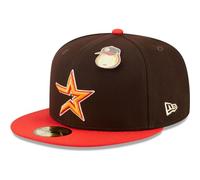 New Era 59Fifty - Cappellino aderente Elements PIN Houston Astros, Nero , 7.5