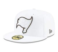 New Era 59Fifty - Cappellino con Logo Tampa bay Buccaneers, Unisex Bambino, Bianco, 7 3/8