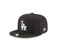 New Era 59Fifty Hat MLB Basic Los Angeles Dodgers LA Schwarz/Wei Fitted Baseball Cap (7)