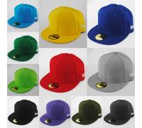 New Era 59fifty Tinta Unita Cappello 5950 Reale, Nero, Rosso