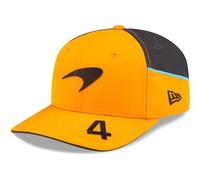New Era 9Fifty Berretto Curvo con Chiusura a Scatto, McLaren Lando Norris, étiquette M/L, Couleur: Arancione