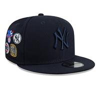 New Era cap 9FIFTY Campioni della Lega Snapback con Dettagli Ricamati, Colore:Blu, Taglia:S/M