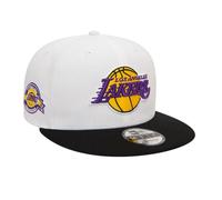 New Era WHITE CROWN PATCH 9FIFTY® LOS ANGELES LAKERS men Caps black|white in taglia:S/M
