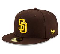 New Era 9fifty MLB Cappellino da Baseball, San Diego Padri caffè, Taglia Unica Uomo