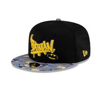 New Era 9Fifty Snapback - Berretto per bambini Batman Graffiti, Nero , 4-6 Jahre