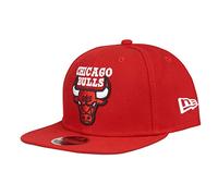 New Era 9Fifty Snapback - Berretto per bambini Chicago Bulls, colore: Rosso, Colore: rosso, 54-56