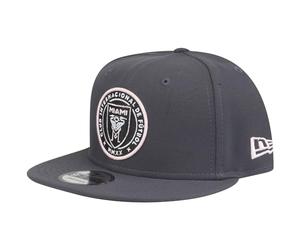 New Era 9Fifty Snapback Cap MLS Inter Miami Charcoal, Carbone, Taglia unica