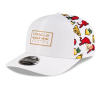 New Era Oracle Red Bull Racing Las Vegas Grand Prix 2024 - Berretto da baseball, chiusura regolabile, visiera curva, logo ricamato, bianco, M-L