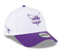 New Era 9Forty A-Frame - Berretto Snapback Charlotte Hornets, colore: Bianco, bianco, Taglia unica