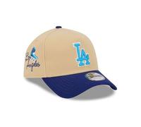 New Era 9Forty A-Frame Snapback Cap City Los Angeles Dodgers, beige., Taglia unica