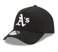 New Era 9Forty A-Frame Snapback Cap - MLB Teams, Oakland Athletics Black, Taglia unica