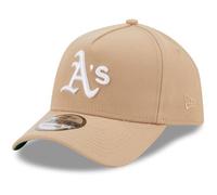 New Era 9Forty A-Frame Snapback Cap - MLB Teams, Oakland Athletics Camel, Taglia unica