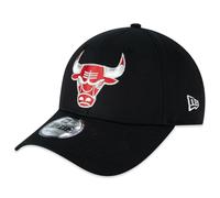 New Era 9Forty - Berretto in Metallo Chicago Bulls, Nero, Taglia Unica
