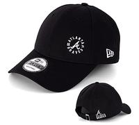 New Era 9FORTY - Cappellino da baseball, modello 940 -MLB -NFL NBA -Lakers - Yankees -Dodgers -49ers Atlanta Braves Black Taglia unica