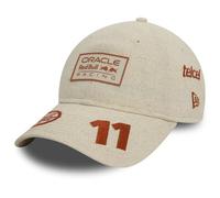 New Era 9Forty Cappellino in lino - Monaco Red Bull F1 Sergio Perez, beige., Taglia unica