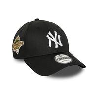 New Era 9Forty Fanartikel Verstellbar Kappe MLB York Yankees World Series 1996 Sidepatch Schwarz gebogener Schirm - One-Size