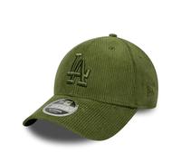 New Era Cappello da baseball 9Forty Cord MLB M Crown Los Angeles LA Dodgers da adulto, verde scuro