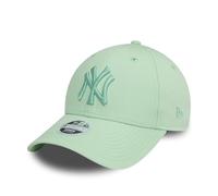 New Era 9Forty MLB Berretto New York Yankees Regolabile Logo del Club tonale NY per Donne e Ragazze Verde