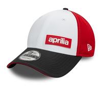 New Era 9Forty Strapback Cap - Aprilia Racing Multi, bianco, Taglia unica