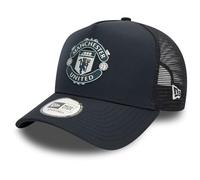 New Era 9FortyTrucker - Berretto da Baseball in Gomma Manchester United FC, per Adulti, Colore: Blu Navy, Marina Militare, Etichettalia Unica