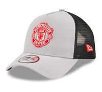 New Era 9FortyTrucker - Berretto da Baseball per Adulti, Stagione del Manchester United FC, Colore: Grigio, Grigio, Etichettalia Unica