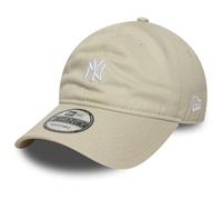 New Era Berretto da baseball MLB New York Yankees con logo per adulti, beige chiaro, Beige chiaro, Taglia unica