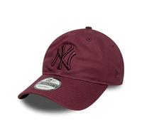 New Era 9Twenty League Essential MLB New York Yankees - Berretto da baseball per adulti, colore: rosso scuro