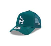 New Era A-Frame Adjustable Trucker cap Mesh Einsatz gebogener Schirm Grün Baseball Los Angeles Dodgers - One-Size