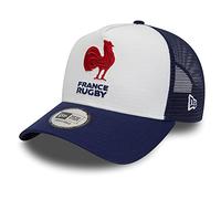 New Era A-Frame French Federation of Rugby Trucker cap - Essential - Bianco-Blu