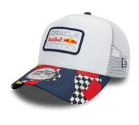 New Era A-Frame Trucker Cap - Red Bull Racing astratto, bianco, Taglia unica
