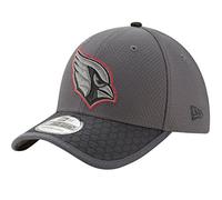 New Era Arizona Cardinals NFL 39THIRTY 2017 Sideline Graphite Flex Fit Hat Cappello