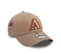 New Era Arizona Diamondbacks MLB Fankappe Beige Sidelogo Baseball cap 9Forty Strapback - One-Size