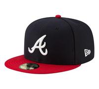 New Era Atlanta Braves Navy 59Fifty Basecap - 7 3/8-59cm (L)