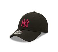 New Era Basecap NY Logo Accessoire Hut Kappe cap York Yankees Schwarz Pink MLB Fanprodukt - One-Size