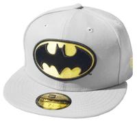 New Era Batman Cap Fitted 59Fifty Grigio Giallo Limited DC Comics