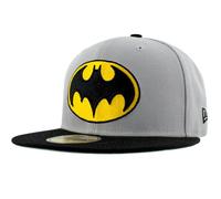 New Era Batman The Animated Series 59Fifty - Cappello aderente con logo sul petto, Grigio, 58
