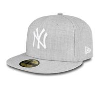 New Era Mlb League Basic 59fifty York Yankees, Snapback Cap Uomo, Gray White, 58