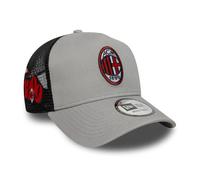 New Era Berretto 9FORTY A-Frame Trucker AC Milan Patch Grigio