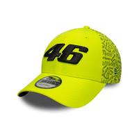 New Era Berretto 9FORTY Adjustable VR46 All Over Print Giallo