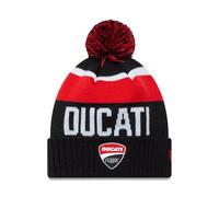 New Era Berretto da adulto in maglia, con logo Ducati, colore nero